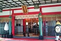 箱根元宮の社殿（拝殿）
