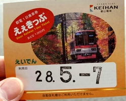 叡山電車のフリーキップ