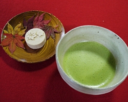 西明寺の抹茶
